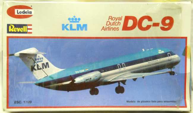 Revell 1/120 Douglas DC-9 KLM, RH4221 plastic model kit